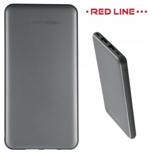 Red Line M2 Внешний аккумулятор 10000 mAh 2 USB черный